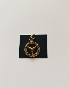 Bronze pendant "Small Sun circle"